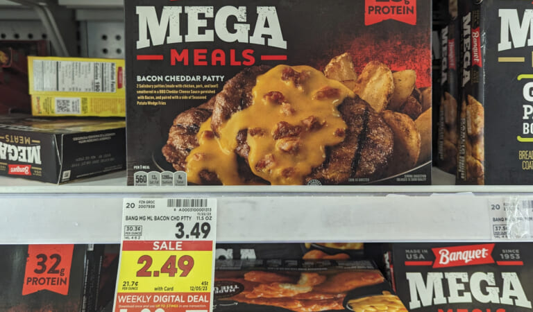 Banquet Mega Entrees or Bowls Just $1.99 At Kroger