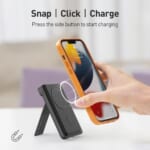 MAG-X 5000mAh Magnetic Wireless Power Bank with Stand $13.19 (Reg. $33) – for iPhone 12 & up