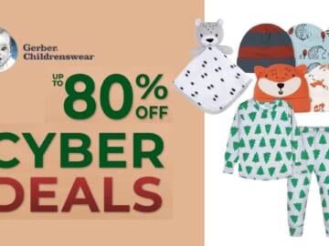 80% Off Gerber Childrenswear Ends 12/2!