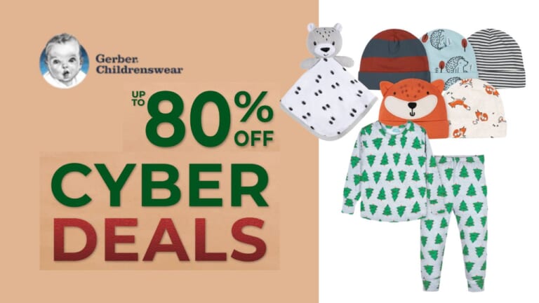 80% Off Gerber Childrenswear Ends 12/2!