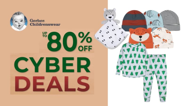 80% Off Gerber Childrenswear Ends 12/2!