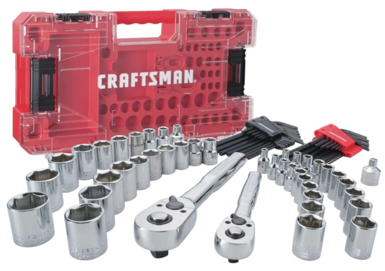 Craftsman Versastack 71-Piece SAE and Metric Mechanics Tool Set for $50 + free shipping