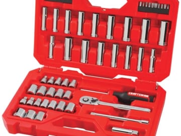 Craftsman 61-Piece SAE and Metric 3/8" Mechanics Tool Set for $40 + free shipping w/ $45