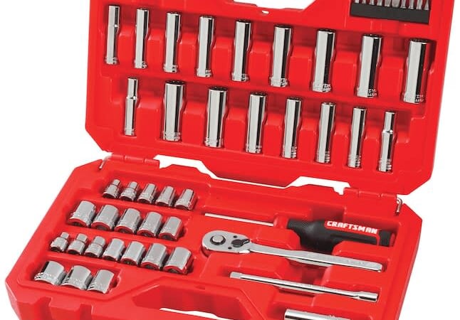 Craftsman 61-Piece SAE and Metric 3/8" Mechanics Tool Set for $40 + free shipping w/ $45