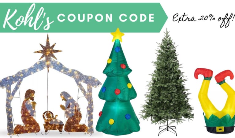 Kohl’s Code | 70% off Christmas Trees & Inflatables