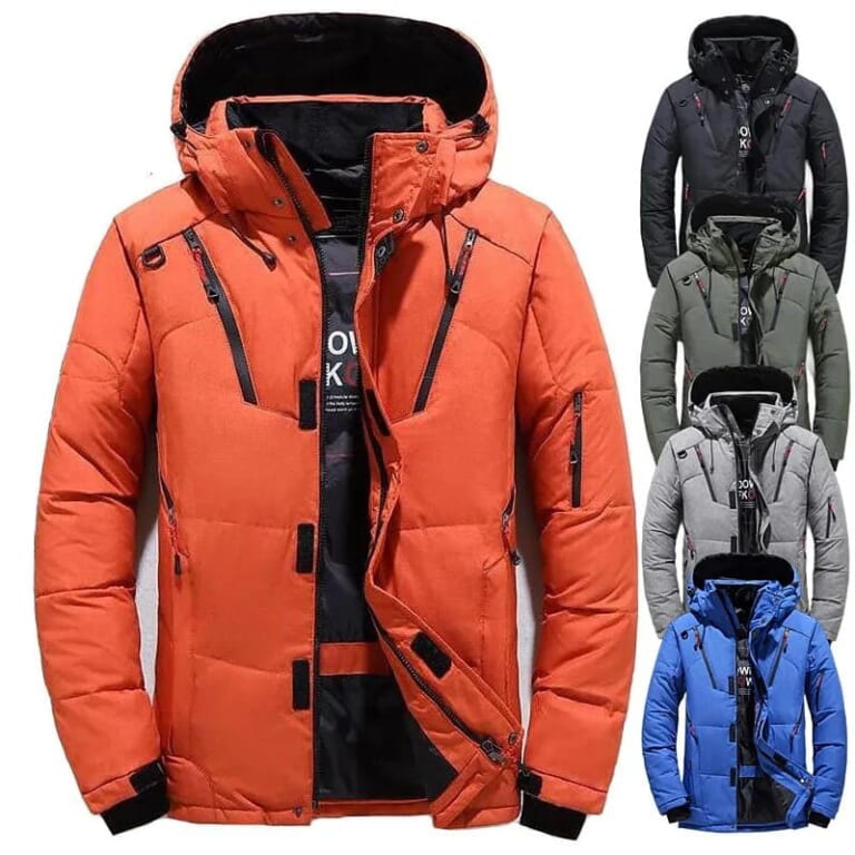 Rogoman Men's Winter Jacket w/ Detachable Hood for $31 + $10 shipping