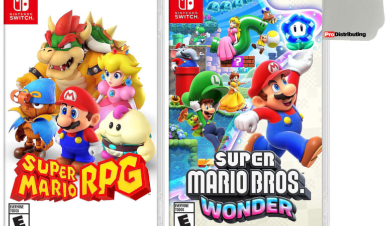 Super Mario RPG and Super Mario Bros Wonder Two Game Bundle for Nintendo Switch for $98 + free shipping