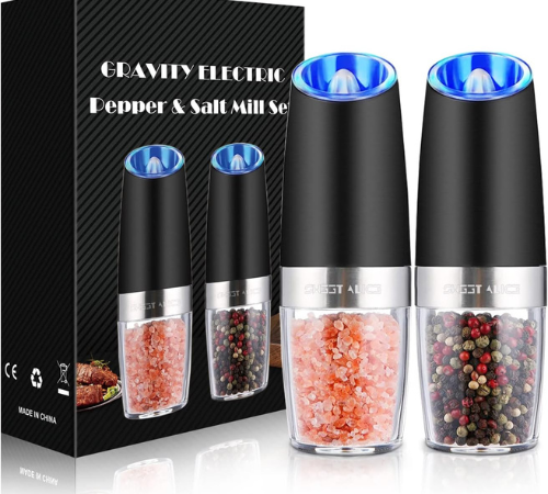 Today Only! Gravity Electric Pepper and Salt Grinder Set, 2-Pack $23.96 (Reg. $35.99) – $11.98 each!