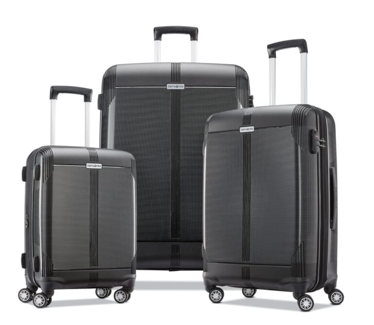 Samsonite Supra DLX 3-Piece Luggage Set for $200 + free shipping