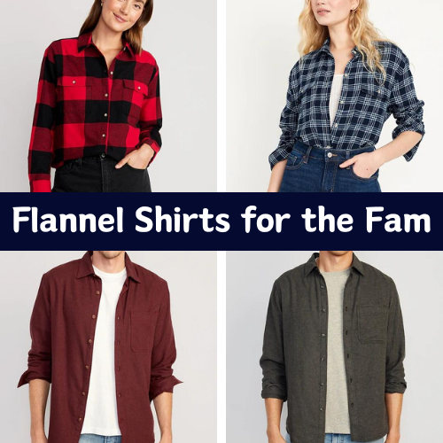 2 Days Only! Flannel Shirts for the Fam $12 (Reg. $34.99+)