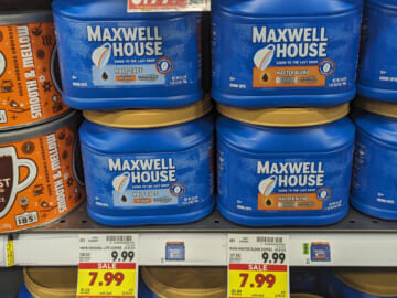 Big Containers Of Maxwell House Coffee Just $5.99 At Kroger