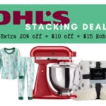 Kohl’s Triple Stacking Deals + $15 in Kohls Cash for Every $50!