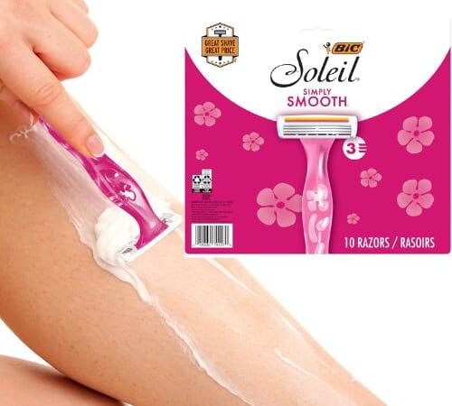 3-Blade BIC Soleil Simply Smooth Women’s Disposable Razors, 10-Count as low as $5.03 After Coupon (Reg. $18) + Free Shipping – 50¢/Razor