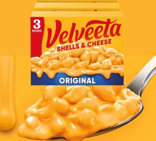 Velveeta Original Shells & Cheese Meal, 3-Pack as low as $5.03 After Coupon (Reg. $7.47) + Free Shipping – $1.68/Box