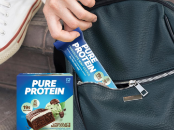 Pure Protein 12-Count Chocolate Mint Cookie Bars as low as $10.46 After Coupon (Reg. $20) + Free Shipping – 87¢/1.76 Oz Bar