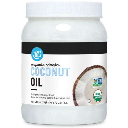 Happy Belly Organic Unrefined Virgin Coconut Oil, 54 Oz as low as $10.95 Shipped Free (Reg. $15.16)