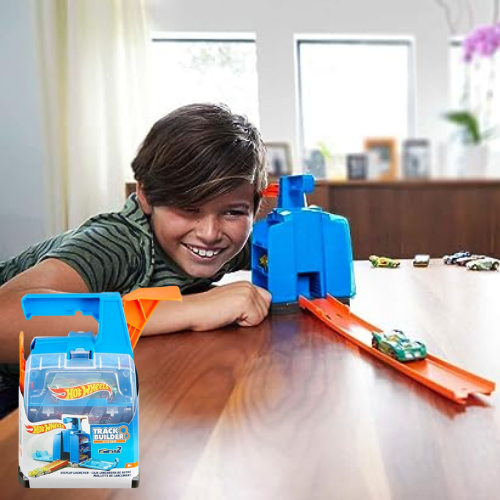 Hot Wheels Track Builder Display Launcher Storage Case w/ 2 Cars $8.39 (Reg. $14) – LOWEST PRICE