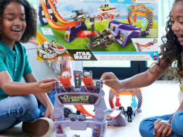 Hot Wheels RacerVerse Star Wars Grogu’s Great Race Track Set $10.49 when you buy 3 (Reg. $30)