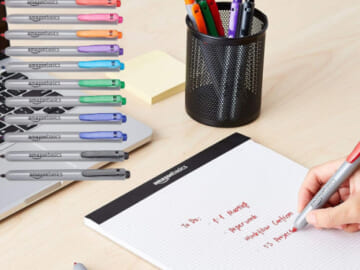 Amazon Basics Retractable Permanent Markers, Assorted Colors, 12 Count as low as $3.66 Shipped Free (Reg. $9) – $0.31/Marker
