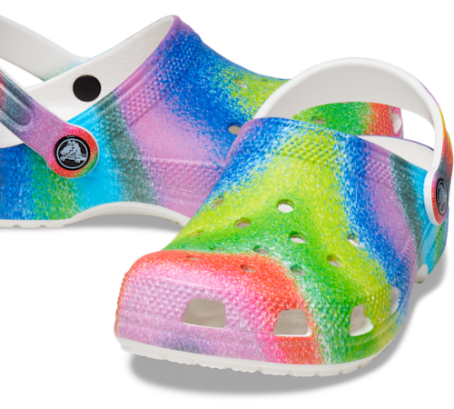 Crocs Classic Spray Dye Clog for Kids $18 (Reg. $44.99)