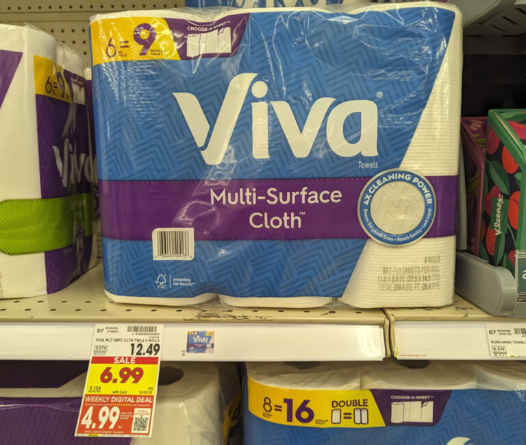 Viva Paper Towels Just $4.99 At Kroger