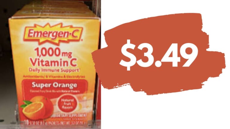 $3.49 Emergen-C Immune Support (reg. $10.99)