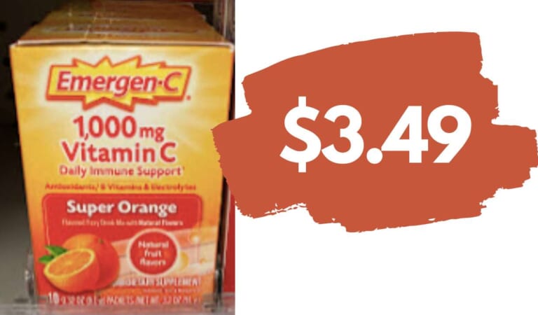 $3.49 Emergen-C Immune Support (reg. $10.99)