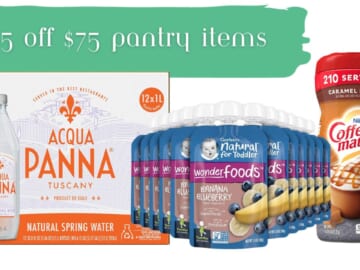 Save $15 When You Spend $75 On Select Pantry Items