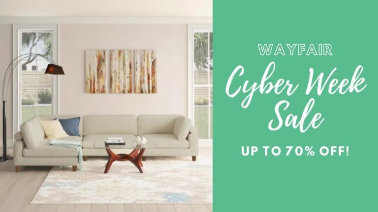 Wayfair Cyber Sale | 70% Off Furniture & Rugs | Ends Today!