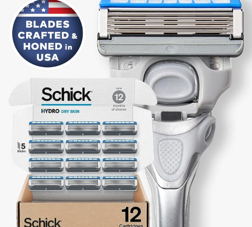 Schick Hydro Dry Skin 12-Count Razor Refills for Men as low as $11.25 After Coupon (Reg. $32.49) + Free Shipping – 94¢/Refill