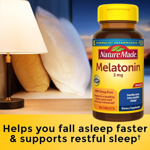 Save 40% on Nature Made Melatonin Bottles as low as $3.49 After Coupon (Reg. $12+) + Free Shipping