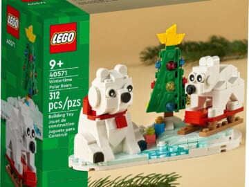 LEGO Wintertime Polar Bears Building Set for $10 + free shipping w/ $35