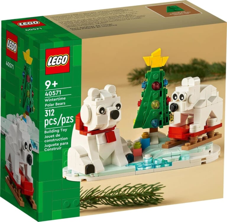 LEGO Wintertime Polar Bears Building Set for $10 + free shipping w/ $35