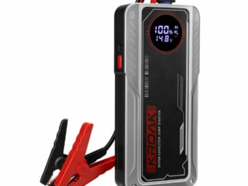 Kroak S320 12V Portable Car Jumpstarter for $46 + free shipping