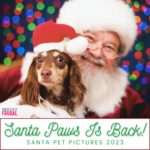 Christmas Time Isn’t Complete Without A Santa Pic With Your Furry Friends!