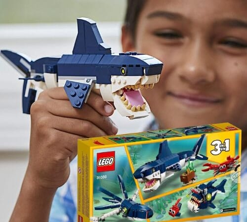 LEGO Creator 3 in 1 Deep Sea Creatures 230-Piece Set $10.39 (Reg. $15)