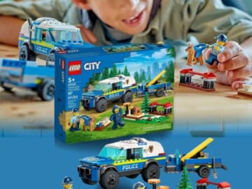 LEGO City Mobile Police Dog Training 197-Piece Playset $19.19 (Reg. $30)