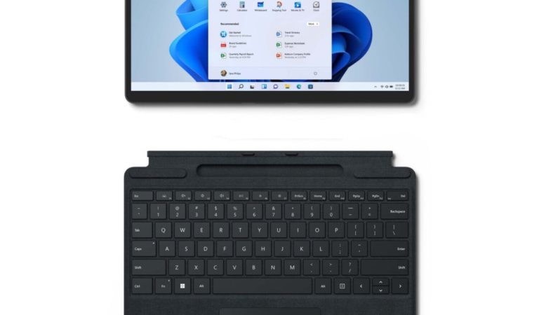 Microsoft Surface Pro 8 11th-Gen. i5 256GB 13" Windows Tablet & Keyboard Bundle for $744 + free shipping