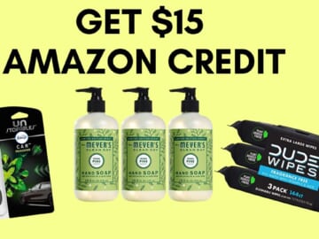 Get $15 Amazon Credit!