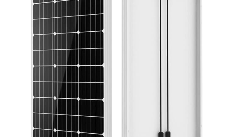 Eco-Worthy 100W 12V Monocrystalline Solar Panel for $47 + free shipping