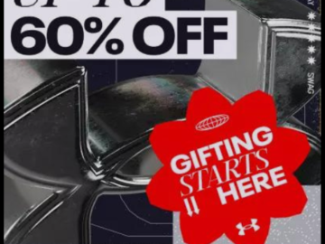 Under Armour: Up to 60% OFF + EXTRA 30% with code UAHOLIDAY!