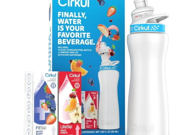 Cirkul 22-oz. Water Bottle Starter Kit for $25 + free shipping w/ $35