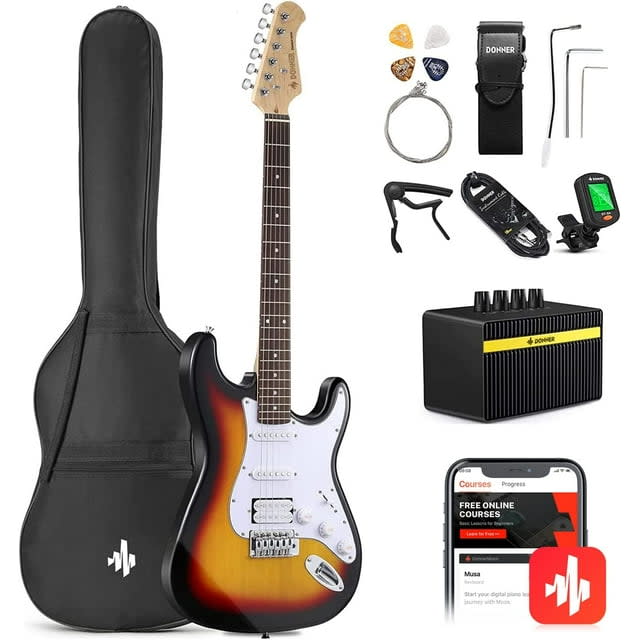 Donner 39" Electric Guitar Beginner Kit for $144 + free shipping