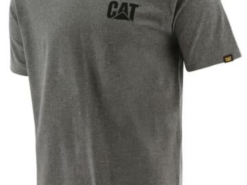 Caterpillar Men's Trademark T-Shirt for $10 + free shipping