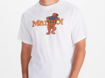 Marmot Men's Leaning Marty T-Shirt for $14 + free shipping