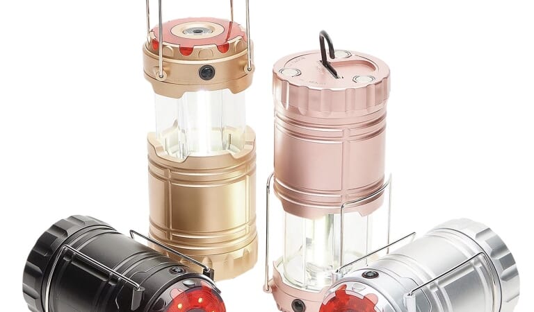 SecureBrite Pop-Up Lanterns with Emergency Lights (4 pack) only $20 shipped!