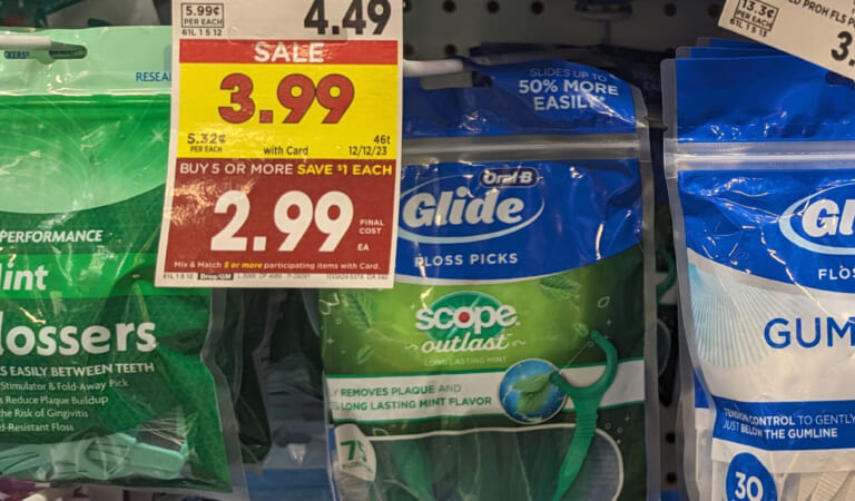 Oral B Glide Picks As Low As $1.32 At Kroger