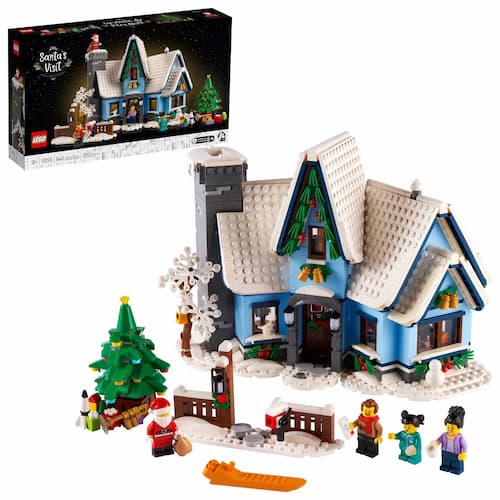 LEGO Icons Santa Visit Christmas House Décor Set