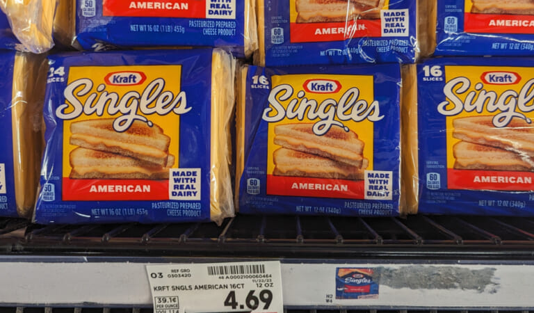 Kraft Singles As Low As $2.54 At Kroger (Regular Price $4.69)