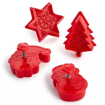 Christmas Pie Crust Cutters 4-Piece Set $3.99 (Reg. $16)